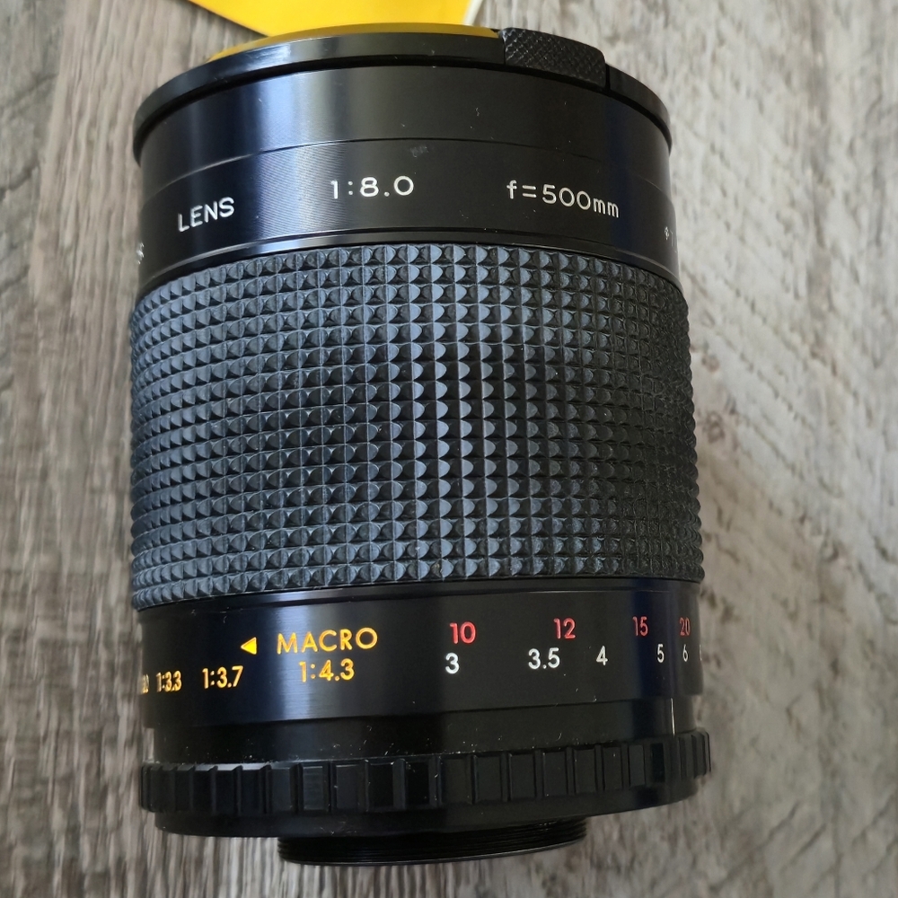 Samyang 500mm f8 Mirror Lens Aluminum Reflex T-Mount Telephoto Filters Case Vtg - Picture 9 of 14